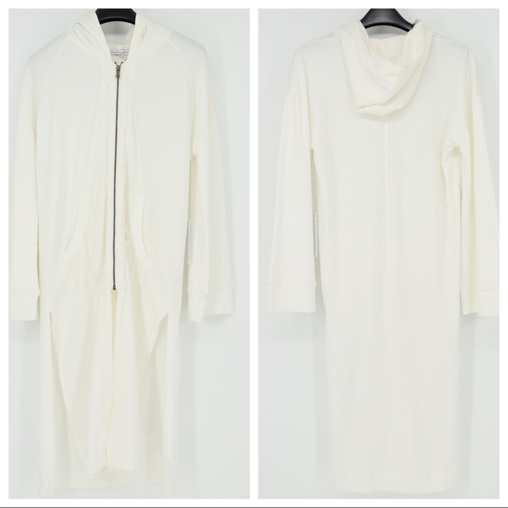 NWT‎ Young Fabulous and Broke Hooded Zip Long Jacket/Cardigan
